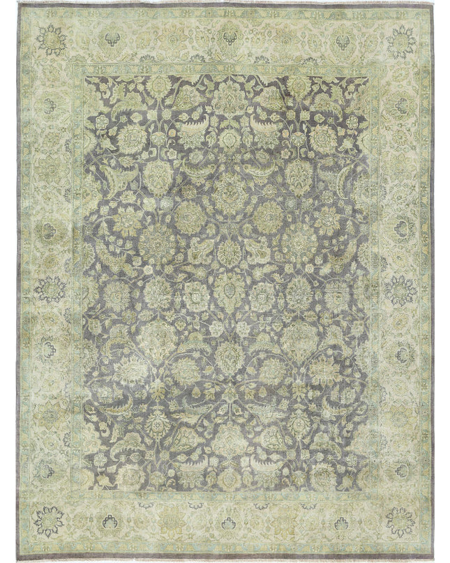 Ziegler 8' 10" X 11' 10" Hand Knotted Wool Rug 8' 10" X 11' 10" (269 X 361) / Lilac / Wool
