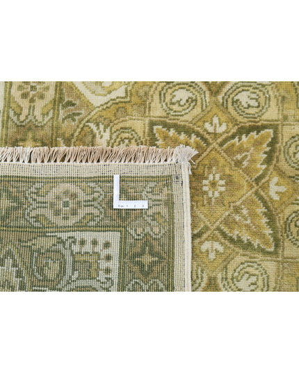 Ziegler 8' 11" X 11' 7" Hand Knotted Wool Rug 8' 11" X 11' 7" (272 X 353) / Green / Wool