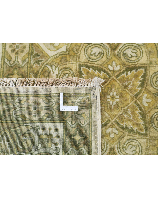 Ziegler 8' 11" X 11' 7" Hand Knotted Wool Rug 8' 11" X 11' 7" (272 X 353) / Green / Wool
