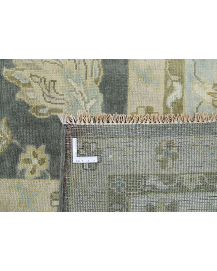 Ziegler 9' 10" X 13' 9" Hand Knotted Wool Rug 9' 10" X 13' 9" (300 X 419) / Grey / Wool