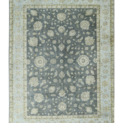 Ziegler 9' 10" X 13' 9" Hand Knotted Wool Rug 9' 10" X 13' 9" (300 X 419) / Grey / Wool