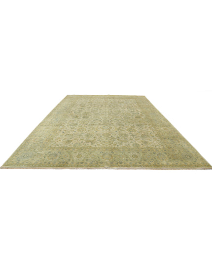 Ziegler 9' 9" X 13' 6" Hand Knotted Wool Rug 9' 9" X 13' 6" (297 X 411) / Beige / Wool