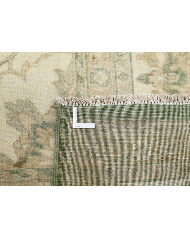 Ziegler 9' 10" X 13' 10" Hand Knotted Wool Rug 9' 10" X 13' 10" (300 X 422) / Beige / Wool