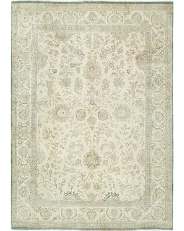 Ziegler 9' 10" X 13' 10" Hand Knotted Wool Rug 9' 10" X 13' 10" (300 X 422) / Beige / Wool
