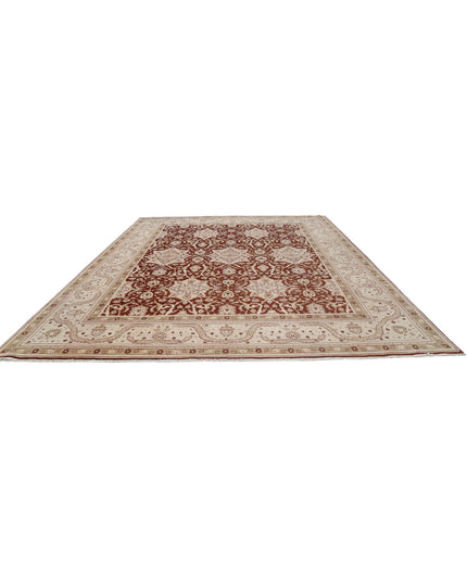 Ziegler 11' 9" X 14' 7" Hand Knotted Wool Rug 11' 9" X 14' 7" (358 X 444) / Rust / Wool