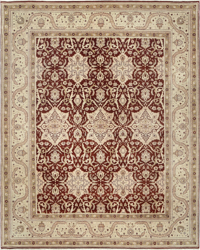 Ziegler 11' 9" X 14' 7" Hand Knotted Wool Rug 11' 9" X 14' 7" (358 X 444) / Rust / Wool