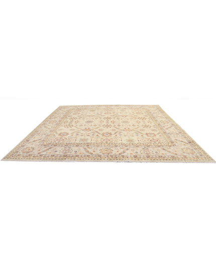 Ziegler 11' 9" X 12' 0" Hand Knotted Wool Rug 11' 9" X 12' 0" (358 X 366) / Beige / Wool