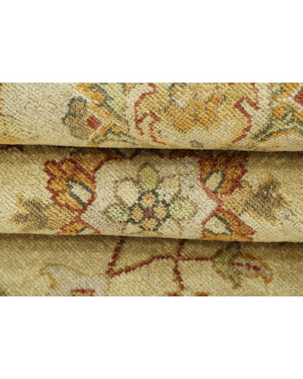 Ziegler 11' 9" X 12' 0" Hand Knotted Wool Rug 11' 9" X 12' 0" (358 X 366) / Beige / Wool