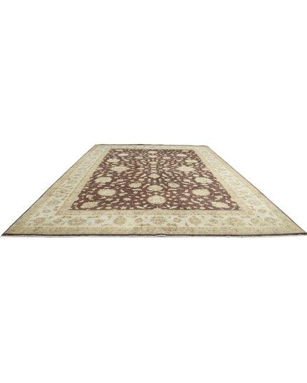 Ziegler 11' 9" X 17' 6" Hand Knotted Wool Rug 11' 9" X 17' 6" (358 X 533) / Ivory / Wool