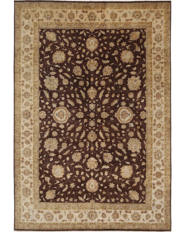 Ziegler 11' 9" X 17' 6" Hand Knotted Wool Rug 11' 9" X 17' 6" (358 X 533) / Ivory / Wool
