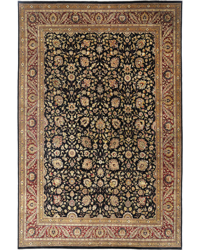 Ziegler 11' 9" X 17' 11" Hand Knotted Wool Rug 11' 9" X 17' 11" (358 X 546) / Black / Wool