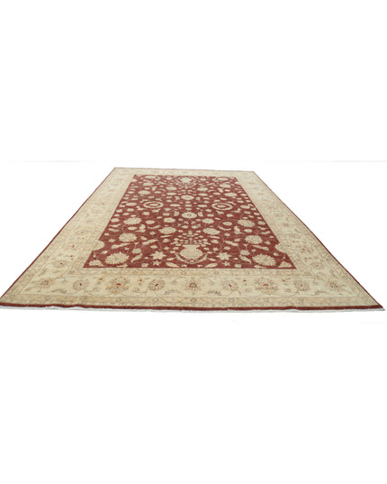 Ziegler 9' 10" X 13' 9" Hand Knotted Wool Rug 9' 10" X 13' 9" (300 X 419) / Rust / Wool