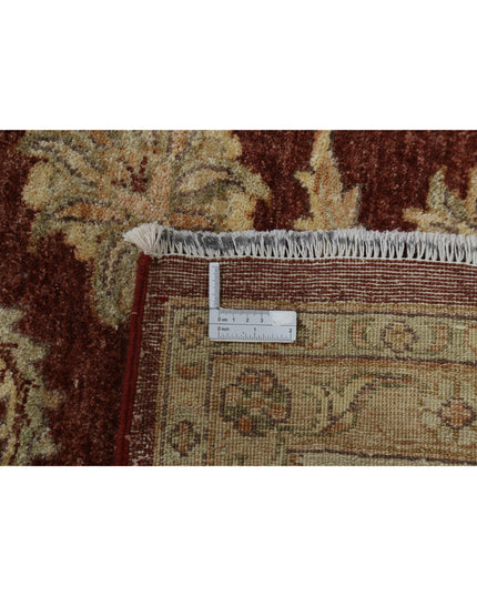 Ziegler 9' 10" X 13' 9" Hand Knotted Wool Rug 9' 10" X 13' 9" (300 X 419) / Rust / Wool