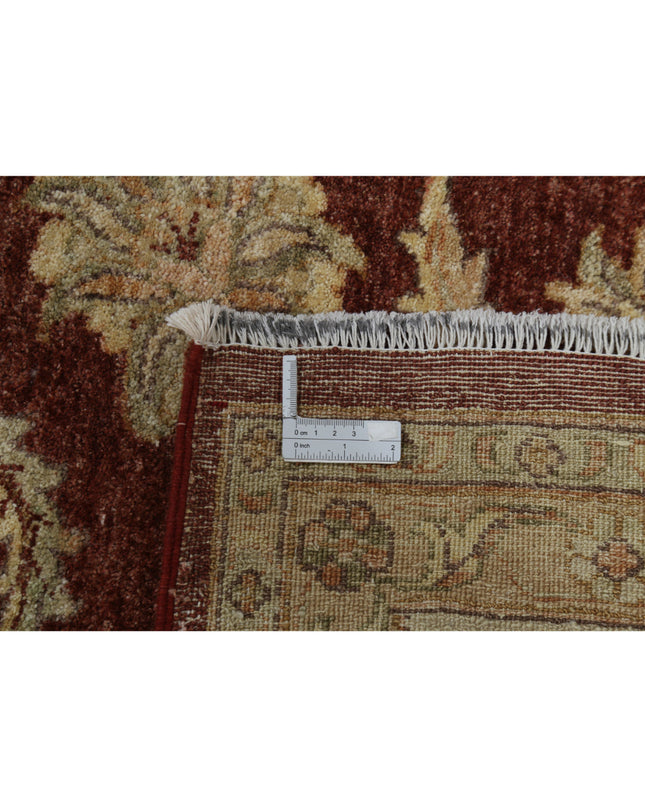 Ziegler 9' 10" X 13' 9" Hand Knotted Wool Rug 9' 10" X 13' 9" (300 X 419) / Rust / Wool
