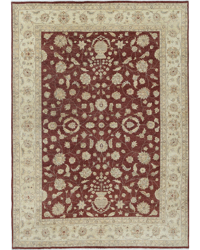 Ziegler 9' 10" X 13' 9" Hand Knotted Wool Rug 9' 10" X 13' 9" (300 X 419) / Rust / Wool