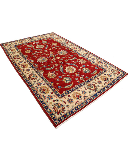 Ziegler 5' 10" X 9' 2" Hand Knotted Wool Rug 5' 10" X 9' 2" (178 X 280) / Red / Wool