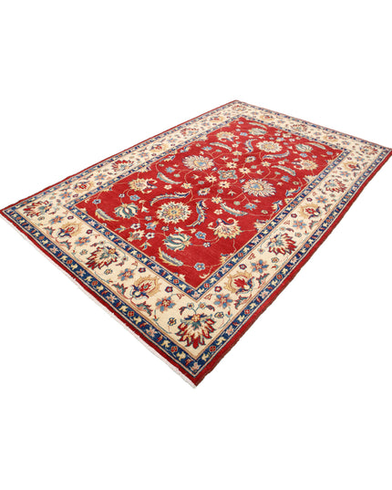 Ziegler 5' 10" X 9' 2" Hand Knotted Wool Rug 5' 10" X 9' 2" (178 X 280) / Red / Wool
