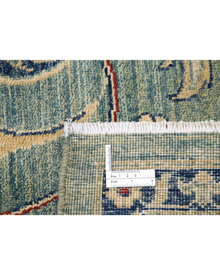 Ziegler 8' 11" X 12' 3" Hand Knotted Wool Rug 8' 11" X 12' 3" (272 X 373) / Green / Wool