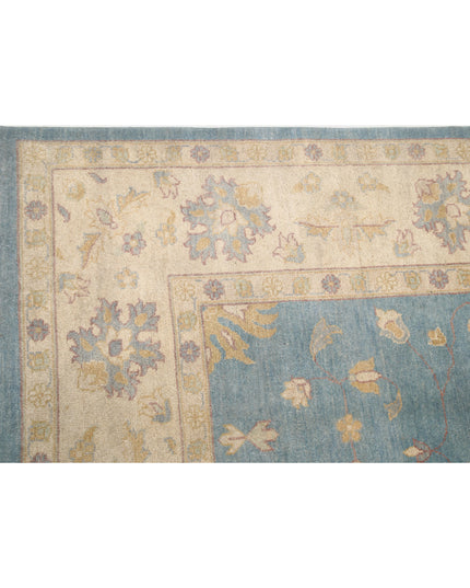 Ziegler 8' 9" X 11' 10" Hand Knotted Wool Rug 8' 9" X 11' 10" (267 X 361) / Blue / Wool
