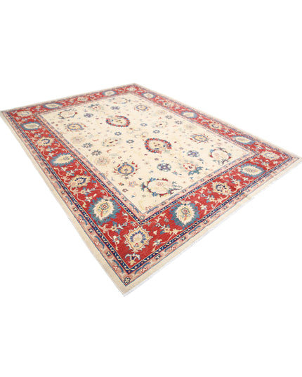 Ziegler 8' 0" X 10' 2" Hand Knotted Wool Rug 8' 0" X 10' 2" (244 X 310) / Ivory / Wool