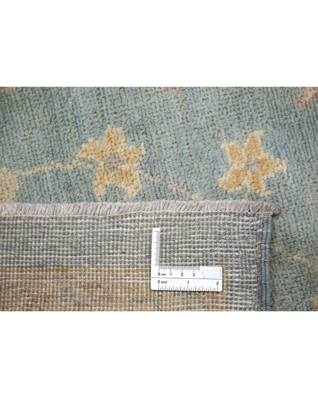 Ziegler 9' 10" X 14' 0" Hand Knotted Wool Rug 9' 10" X 14' 0" (300 X 427) / Blue / Wool