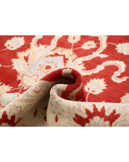 Ziegler 8' 11" X 12' 5" Hand Knotted Wool Rug 8' 11" X 12' 5" (272 X 379) / Rust / Wool