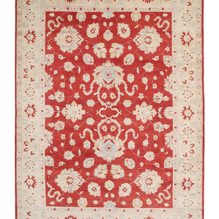Ziegler 8' 11" X 12' 5" Hand Knotted Wool Rug 8' 11" X 12' 5" (272 X 379) / Rust / Wool