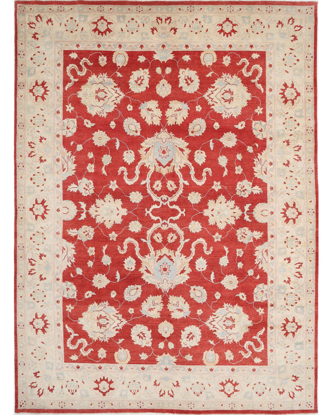 Ziegler 8' 11" X 12' 5" Hand Knotted Wool Rug 8' 11" X 12' 5" (272 X 379) / Rust / Wool