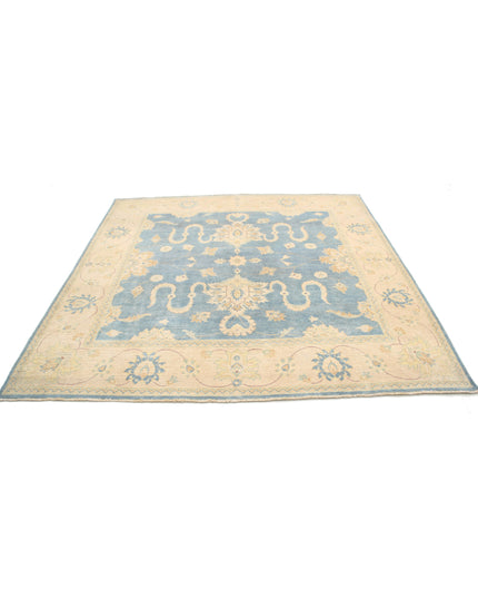 Ziegler 7' 9" X 7' 9" Hand Knotted Wool Rug 7' 9" X 7' 9" (236 X 236) / Blue / Wool
