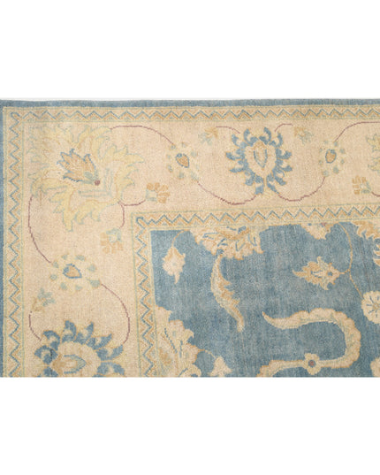 Ziegler 7' 9" X 7' 9" Hand Knotted Wool Rug 7' 9" X 7' 9" (236 X 236) / Blue / Wool