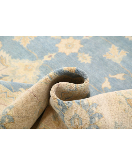 Ziegler 7' 9" X 7' 9" Hand Knotted Wool Rug 7' 9" X 7' 9" (236 X 236) / Blue / Wool