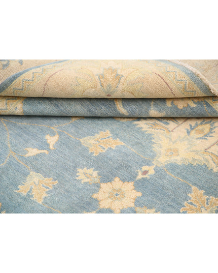 Ziegler 7' 9" X 7' 9" Hand Knotted Wool Rug 7' 9" X 7' 9" (236 X 236) / Blue / Wool