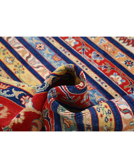 Ziegler 6' 7" X 9' 2" Hand Knotted Wool Rug 6' 7" X 9' 2" (201 X 280) / Blue / Wool