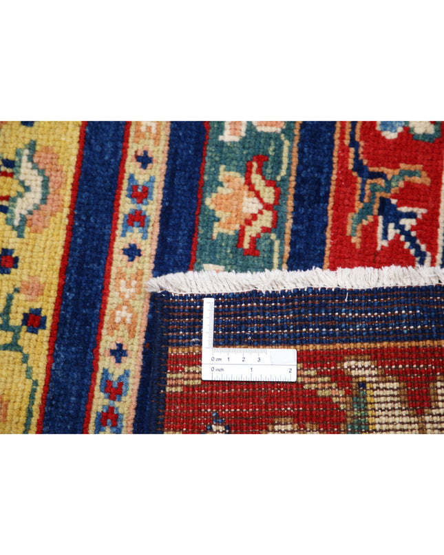 Ziegler 6' 7" X 9' 2" Hand Knotted Wool Rug 6' 7" X 9' 2" (201 X 280) / Blue / Wool