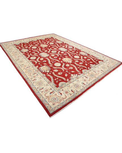 Ziegler 8' 10" X 11' 10" Hand Knotted Wool Rug 8' 10" X 11' 10" (269 X 361) / Rust / Wool