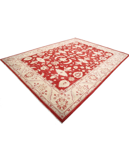 Ziegler 9' 0" X 11' 11" Hand Knotted Wool Rug 9' 0" X 11' 11" (274 X 363) / Rust / Wool