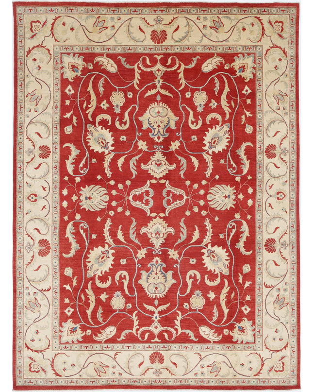 Ziegler 8' 10" X 12' 2" Hand Knotted Wool Rug 8' 10" X 12' 2" (269 X 371) / Rust / Wool