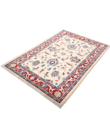 Ziegler 3' 11" X 5' 11" Hand Knotted Wool Rug 3' 11" X 5' 11" (119 X 180) / Ivory / Wool