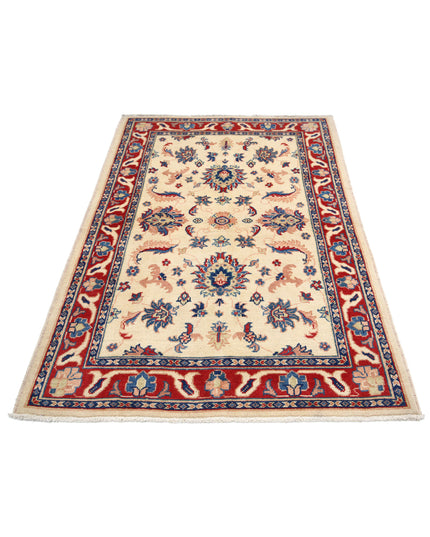 Ziegler 3' 11" X 5' 11" Hand Knotted Wool Rug 3' 11" X 5' 11" (119 X 180) / Ivory / Wool