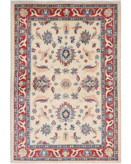 Ziegler 3' 11" X 5' 11" Hand Knotted Wool Rug 3' 11" X 5' 11" (119 X 180) / Ivory / Wool