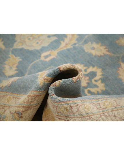Ziegler 5' 11" X 8' 10" Hand Knotted Wool Rug 5' 11" X 8' 10" (180 X 269) / Blue / Wool
