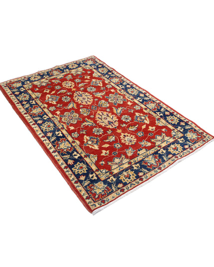 Ziegler 3' 10" X 5' 8" Hand Knotted Wool Rug 3' 10" X 5' 8" (117 X 173) / Red / Wool