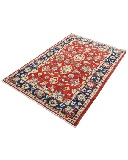 Ziegler 3' 10" X 5' 8" Hand Knotted Wool Rug 3' 10" X 5' 8" (117 X 173) / Red / Wool