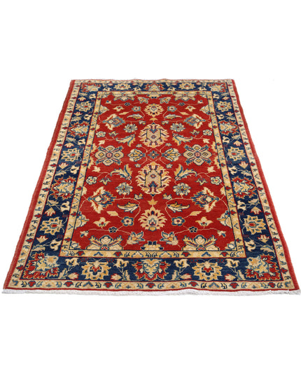 Ziegler 3' 10" X 5' 8" Hand Knotted Wool Rug 3' 10" X 5' 8" (117 X 173) / Red / Wool