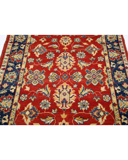 Ziegler 3' 10" X 5' 8" Hand Knotted Wool Rug 3' 10" X 5' 8" (117 X 173) / Red / Wool