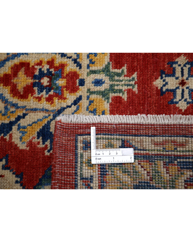Ziegler 4' 1" X 5' 10" Hand Knotted Wool Rug 4' 1" X 5' 10" (124 X 178) / Red / Wool
