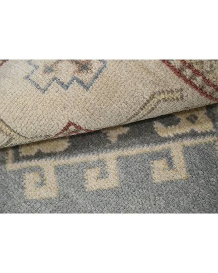 Ziegler 4' 0" X 6' 1" Hand Knotted Wool Rug 4' 0" X 6' 1" (122 X 185) / Grey / Wool