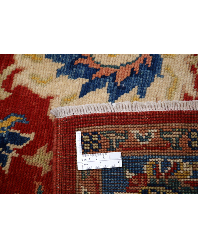 Ziegler 4' 2" X 6' 0" Hand Knotted Wool Rug 4' 2" X 6' 0" (127 X 183) / Red / Wool