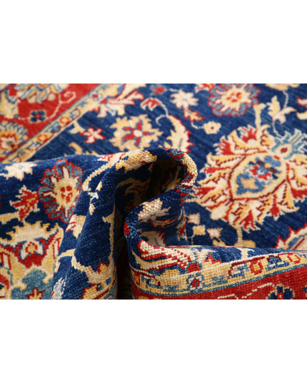 Ziegler 4' 0" X 6' 0" Hand Knotted Wool Rug 4' 0" X 6' 0" (122 X 183) / Blue / Wool