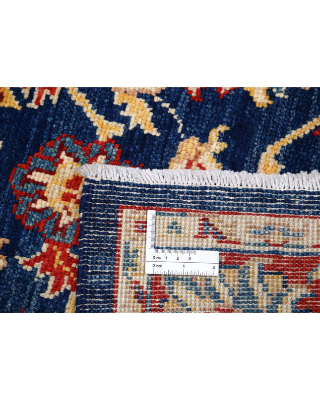 Ziegler 4' 0" X 6' 0" Hand Knotted Wool Rug 4' 0" X 6' 0" (122 X 183) / Blue / Wool